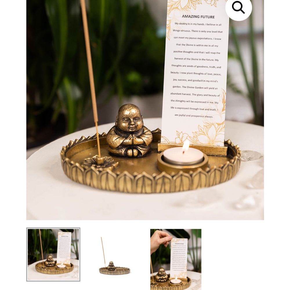Handcrafted Mini Buddha Meditation Set